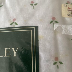 Vintage Laura Ashley Castleberry King Size Fitted Sheet OLD STOCK Sealed FLAW image 5