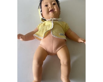 Vintage 1985 Hasbro Real Baby Weighted Baby Docka 18" J Turner Realistisk SÄLLSYNT!