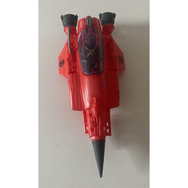 Vintage Gi Joe Cobra Arah Vehicle Stellar Stiletto 1987 With Pilot