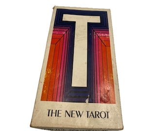 T: The New Tarot For Aquarian Age, Complete Set, Vintage Card Deck + Book & Game