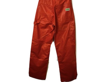 ELY women's Vintage Deadstock Flare Pants Red Painters Sz 28 NEW