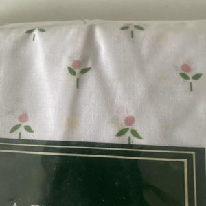 Vintage Laura Ashley Castleberry King Size Fitted Sheet OLD STOCK Sealed FLAW image 7