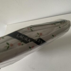Vintage Laura Ashley Castleberry King Size Fitted Sheet OLD STOCK Sealed FLAW image 11