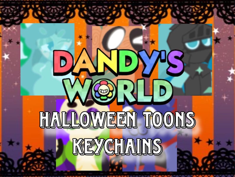 Dandy's World Halloween Toons Keychains !! [PREORDER] - Etsy Australia
