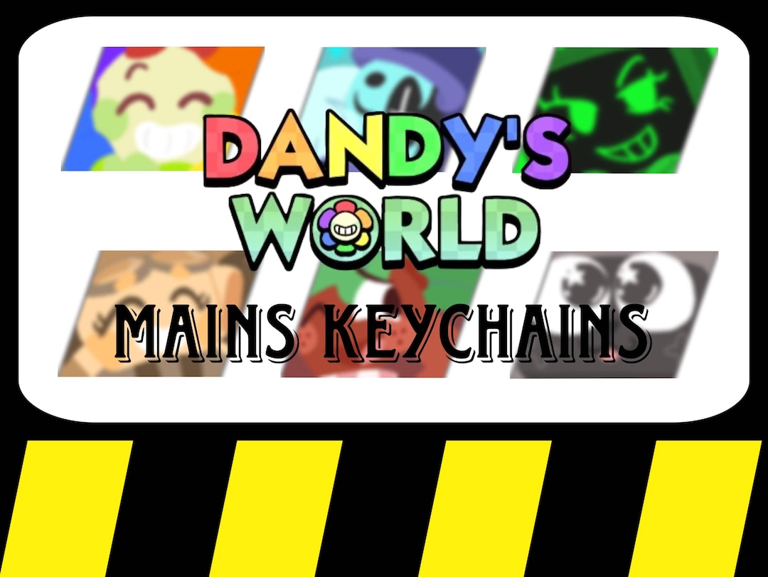 Dandy's World Mains Keychains !! - Etsy