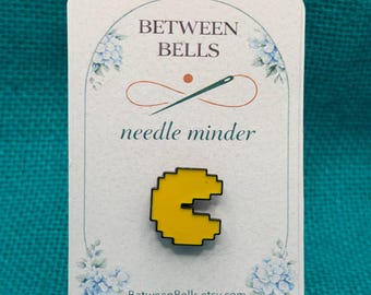 Pixel Arcade Character Needle Minder for Needlepoint, Cross Stitch, Embroidery and Sewing