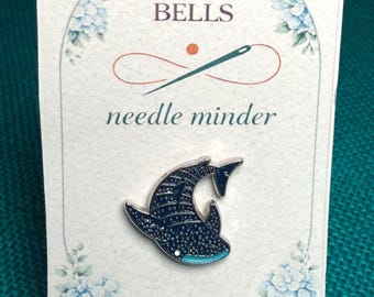 Ocean Whale Shark Needle Minder for Needlepoint, Cross Stitch, Embroidery and Sewing