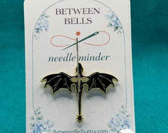 Dragon Needle Minder for Needlepoint, Cross Stitch, Embroidery and Sewing