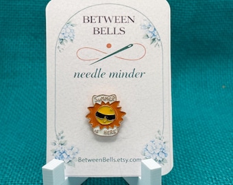 Salty Sun Needle Minder for Needlepoint, Cross Stitch, Embroidery and Sewing