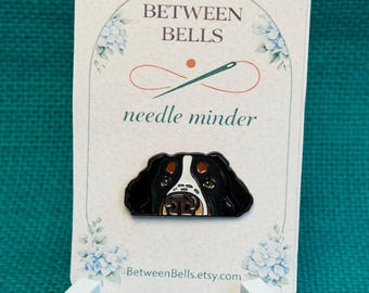 Bernese Mountain Dog Needle Minder for Needlepoint, Cross Stitch, Embroidery and Sewing