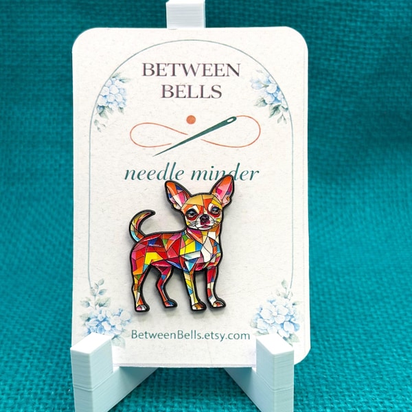 Aide-mémoire coloré pour chihuahua pour la couture, le point de croix, la broderie et la couture