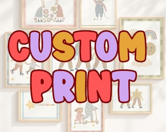 Impresión personalizada / Diseño a medida / Hecho por encargo