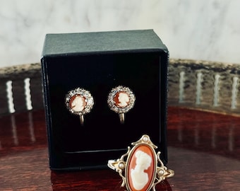 Cameo Jewelry Set | Curated Costume Jewelry