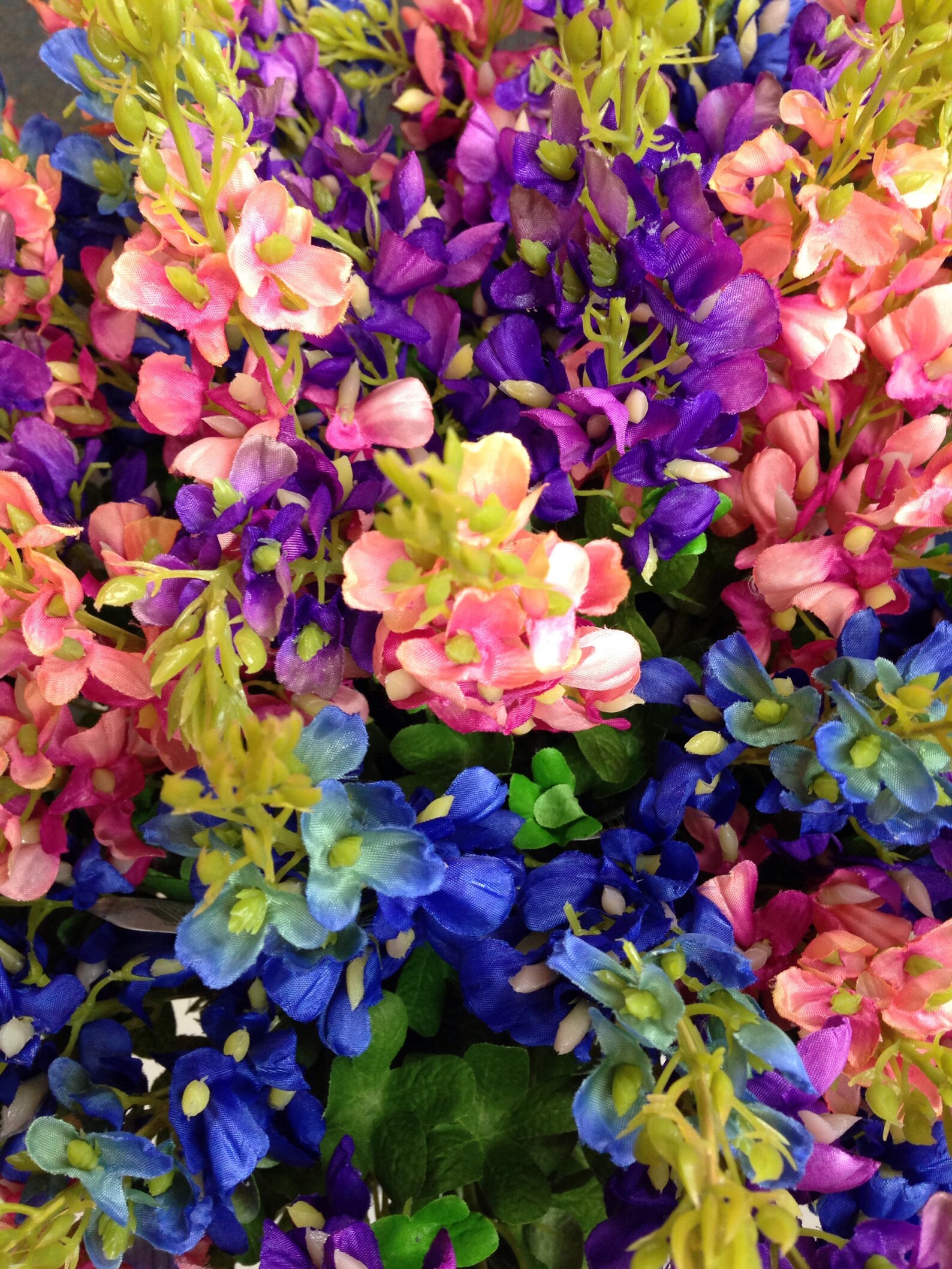 Artificial Texas Blue Silk Texas Etsy