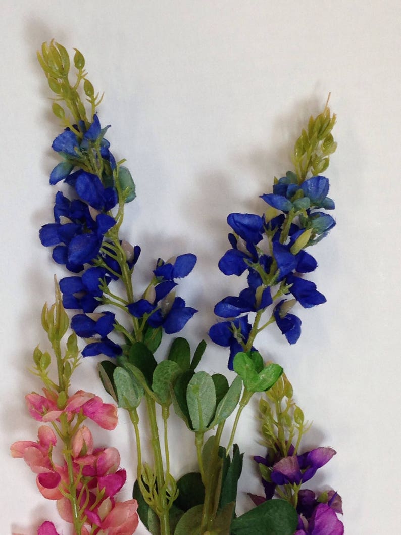 Artificial Texas Blue Silk Texas Etsy