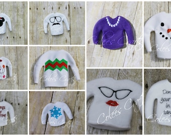 Custom Elf Shirt: Holiday Fleece Clothes