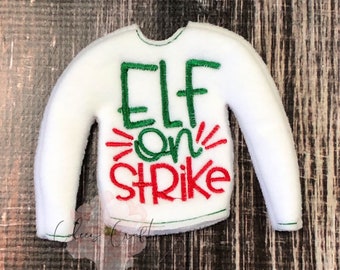 Fleece Christmas Elf Shirt - Holiday Elf Clothes