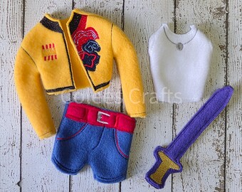 Custom Scout Elf Outfit Set – Christmas Elf Clothing – Holiday Elf Doll Sweater, Hat & Accessory Bundle