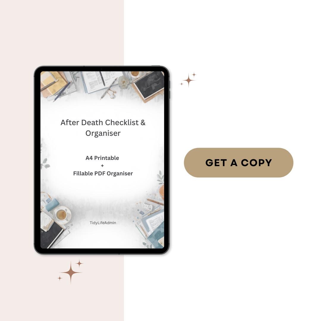 Bc Death Checklist.pdf After Death Checklist (england & Wales) | Executor Planner and ...