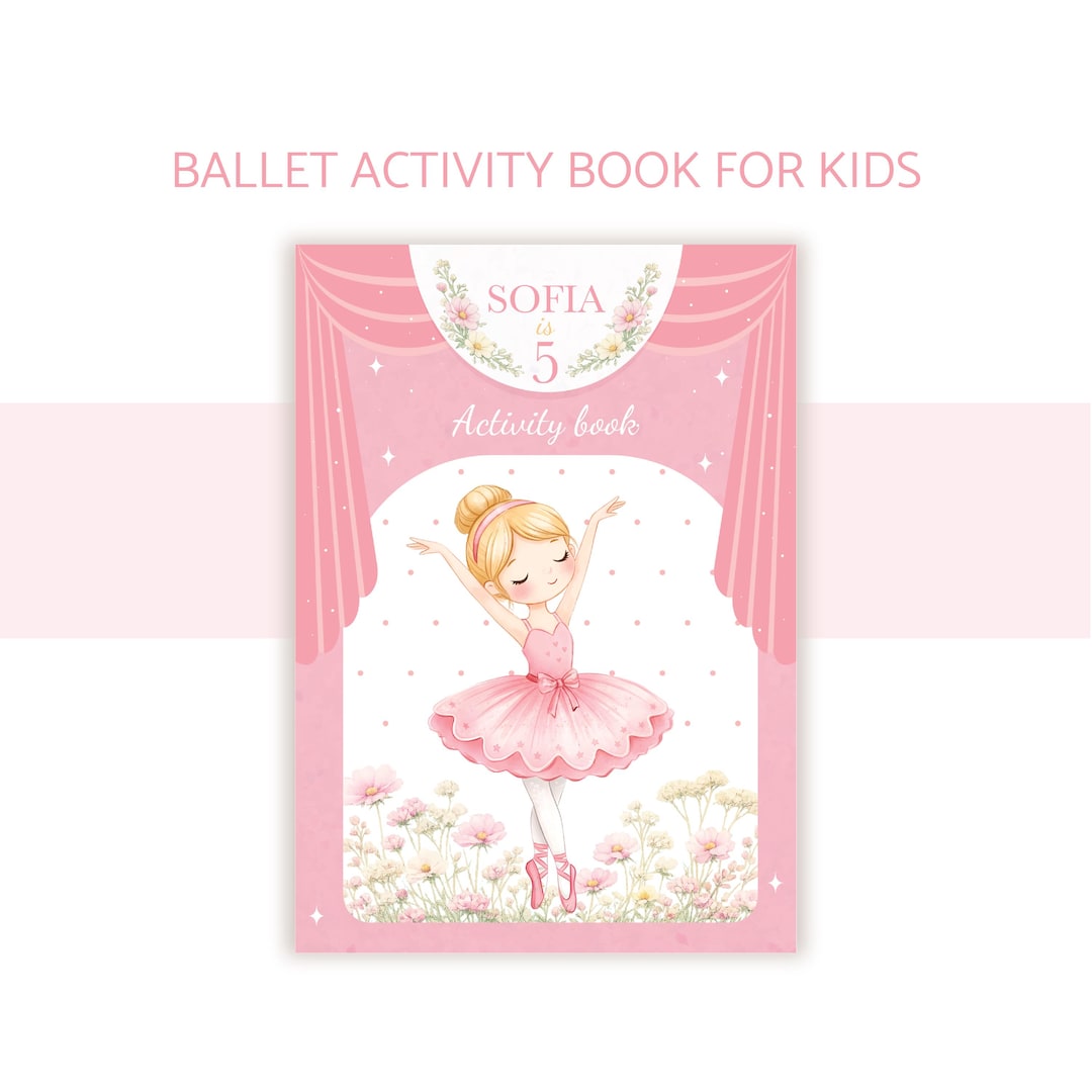 Ballet Activity Book for Kids | Editable Dance Worksheets (PDF Download ...