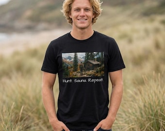 Hunt Sauna Repeat T-Shirt | Top Bench Sauna Co.