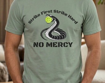 Camiseta divertida de pickleball / Camiseta con estampado de cobra