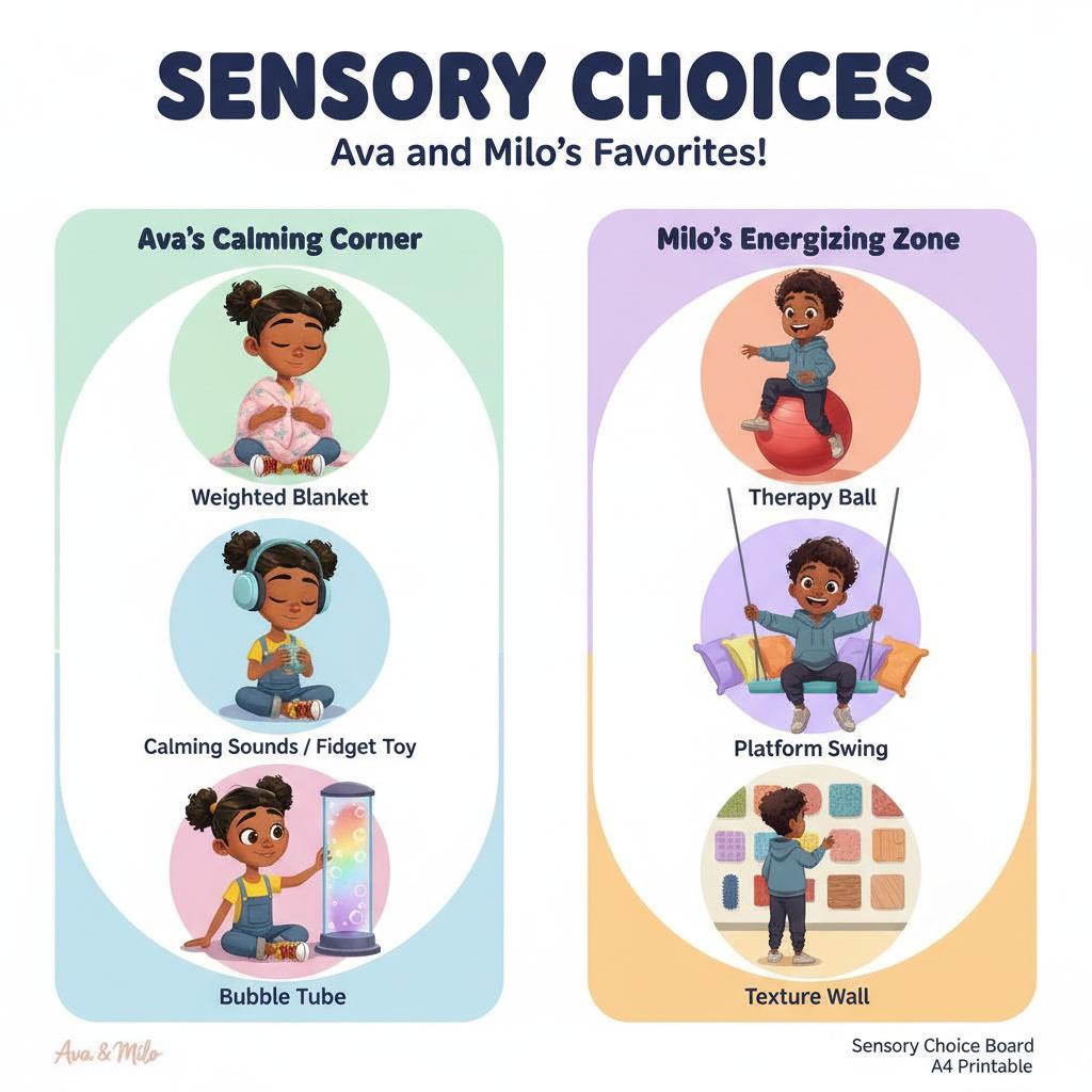 Ava & Milo Printable Visual Cards Pack – 36 Cards for Kids - Etsy