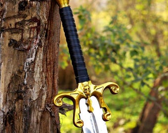 He-Man Sword Replica Prop for Anime Cosplay Costume, Fantasy LARP Accessory, Medieval Viking Barbarian Armor Gift for Collectors