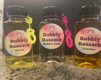 All-natural bubble bath