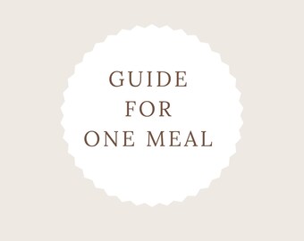 Afdrukbare maaltijdplanner voor groepen | Gids voor één maaltijd om een menigte te voeden | Menu- en boodschappenlijst