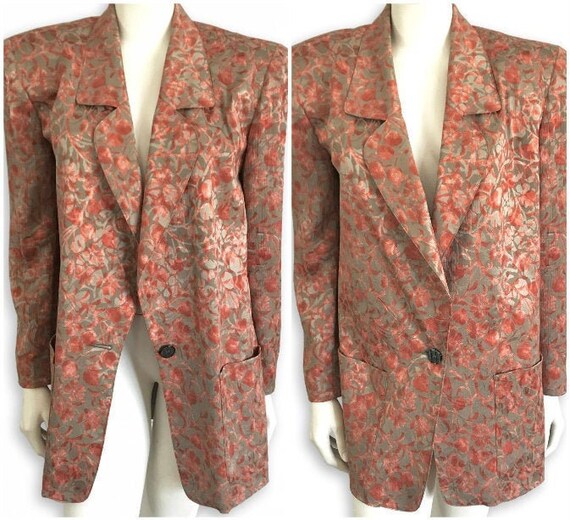 Fabulous Vintage Anne Klien II Orange Silk Skirt