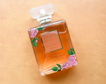 Custom Acrylic Fragrance Bottle Painting | Personalized Bridal Gift