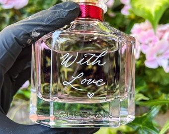 Custom Calligraphy Engraving | Personalized Perfume Bottle Etching