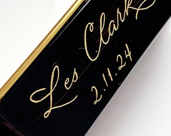 Personalized Perfume Bottle Engraving | Custom Calligraphy