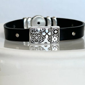 Leather Pearl Bracelet, Women's Leather Bracelet, Birthday Gift for Best Friend image 5