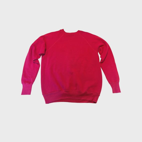 Vintage Sweatshirt Baby Rudolph Reindeer Chenille View 3