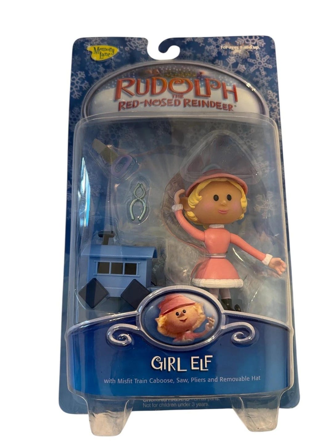 Memory Rudolph Vintage Memory Lane Rudolph Girl Elf Figure-rudolph Misfit Toys Train ...
