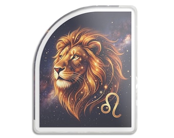 Majestätischer Löwe Löwe Aufkleber | Sternzeichen Löwe Constellation Astrologie