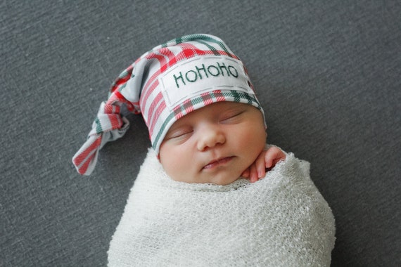 my first christmas baby hat