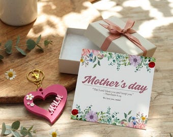 Moederdagsleutelhanger