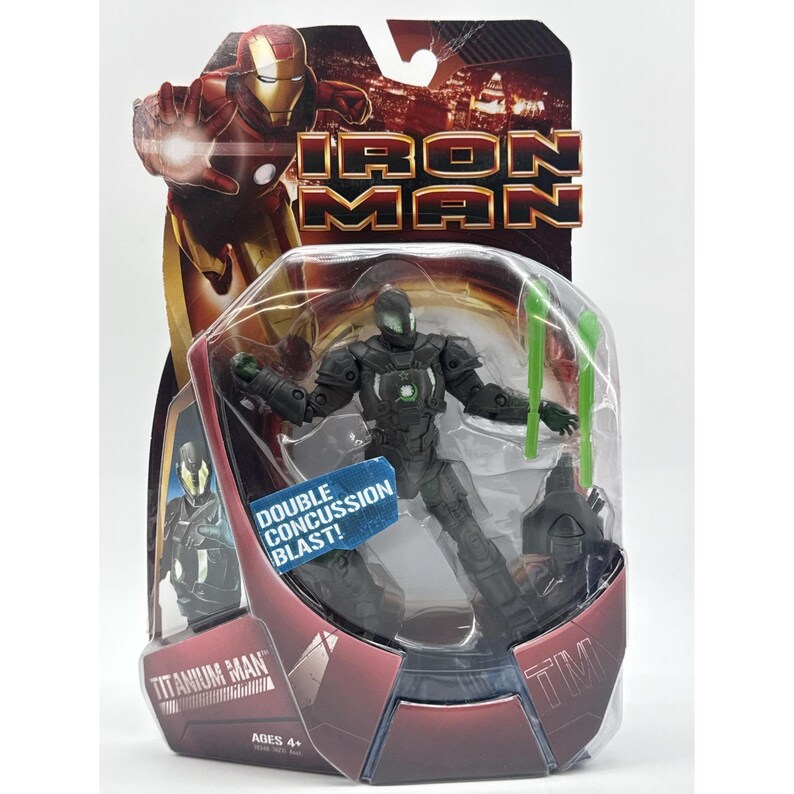Marvel Iron Man Movie Mark 02 Titanium Man Action Figure 2 Figure Set Hasbro New image 5