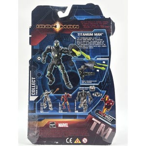 Marvel Iron Man Movie Mark 02 Titanium Man Action Figure 2 Figure Set Hasbro New image 7