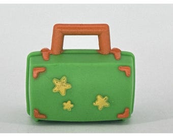 1985 Kenner Care Bear Cousins Lotsa Heart Elephant Figure Suitcase Trunk Apparel