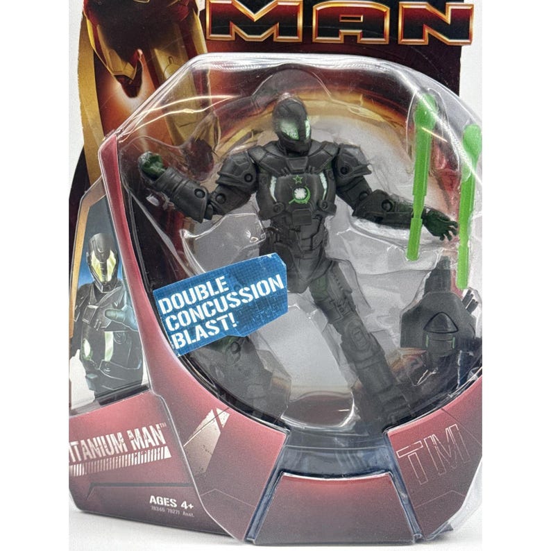 Marvel Iron Man Movie Mark 02 Titanium Man Action Figure 2 Figure Set Hasbro New image 6