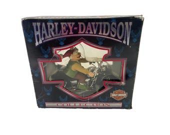 1999 Harley-Davidson Christmas Elf Motorcycle Ornament w/ Box Cavanagh Collectib