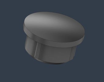 Technik sl-1600 sl-1700 sl-1301 Cap Ersatz stl-Datei, 3D druckbare Vintage Plattenspieler Teil