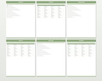 12-Month Wedding Planning Checklist Printable | Blush Rose