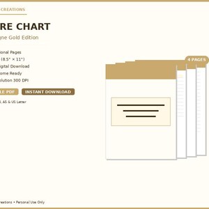 Teen Chore Chart Printable | Champagne Gold Allowance Tracker | Responsibility Builder PDF