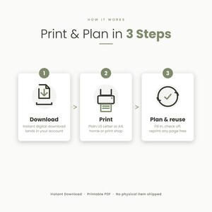 Declutter Checklist Printable, Downsizing Moving Planner PDF, Minimalist Moving Out List, Instant Download image 5