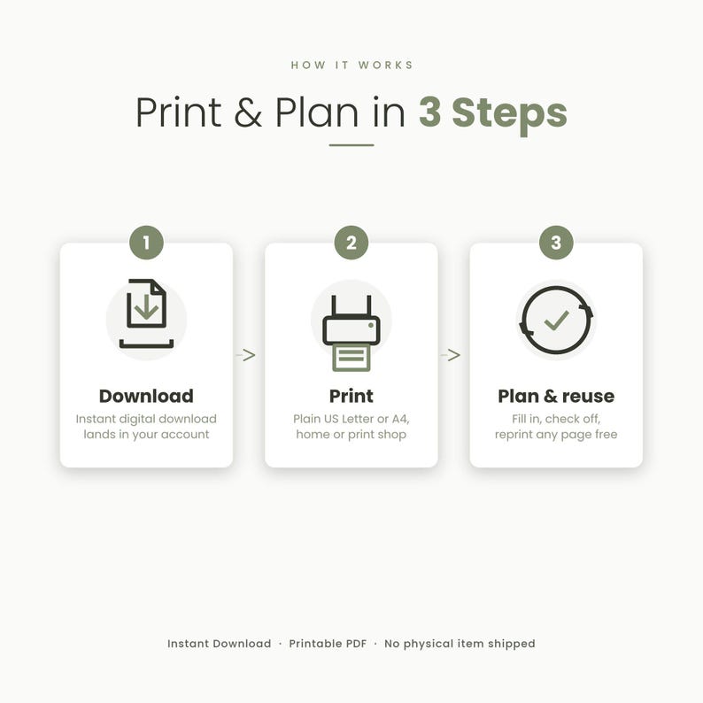Declutter Checklist Printable, Downsizing Moving Planner PDF, Minimalist Moving Out List, Instant Download image 5